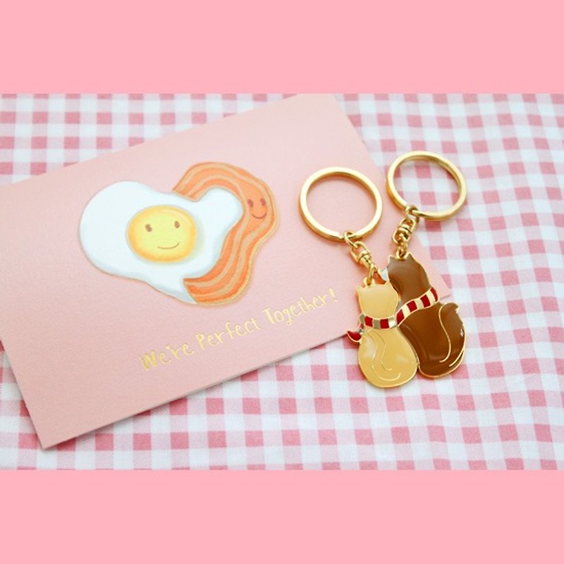 We're Perfect Together Universal Card and Perfect Together Keyring-Cat and Dog - อื่นๆ - กระดาษ 