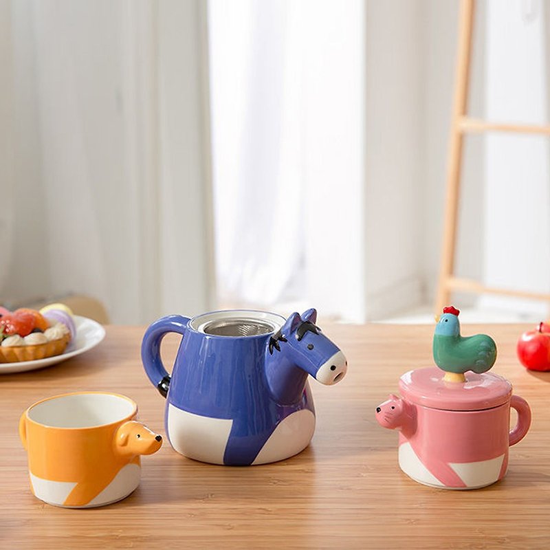 sunart 對杯壺組 - 不萊梅童話 - 茶壺/茶杯/茶具 - 陶 紫色