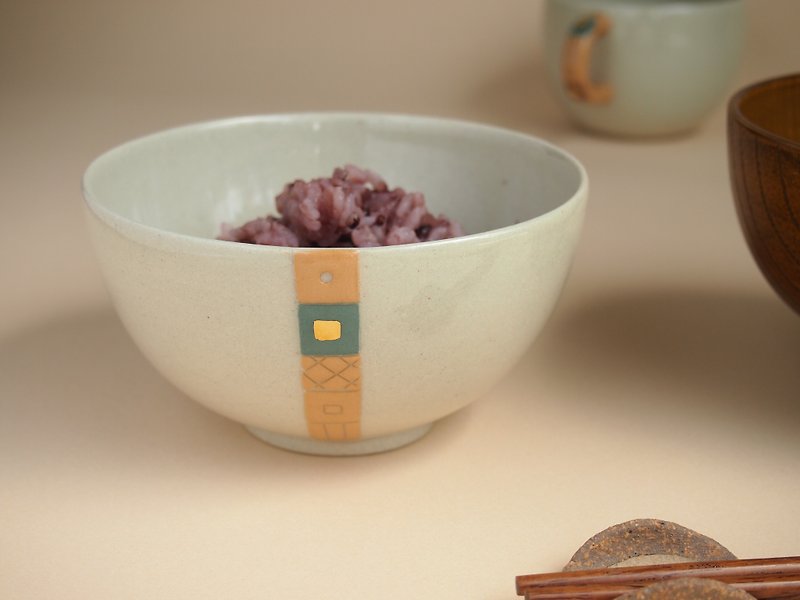Rice bowl / Český Krumlov series - Bowls - Other Materials Multicolor