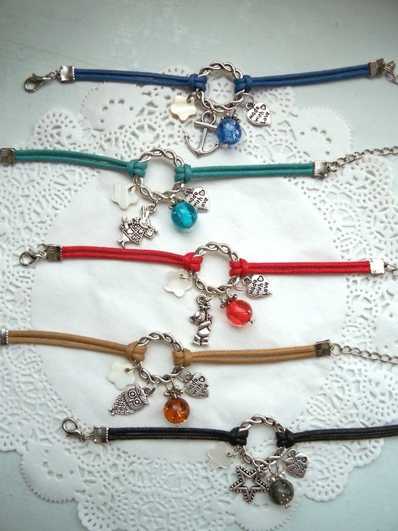 Together Bracelet - Silver -1 bar (optional color) - Bracelets - Other Materials Multicolor