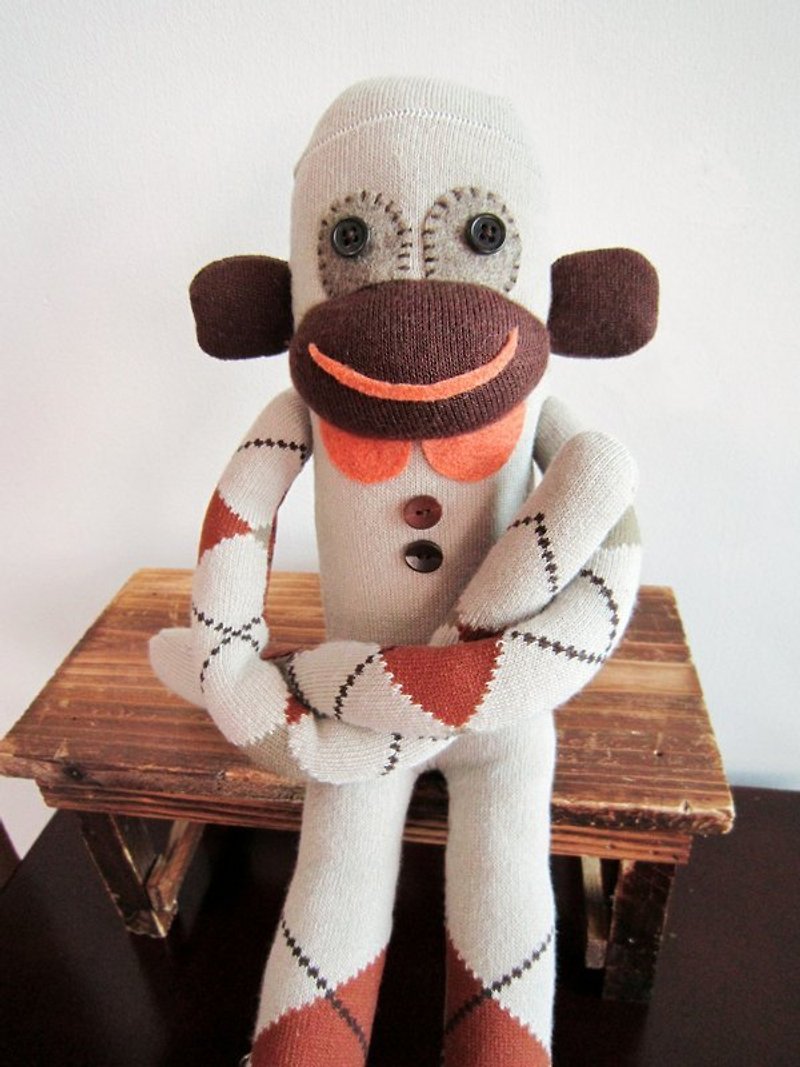 Booker monkey - Stuffed Dolls & Figurines - Other Materials Brown