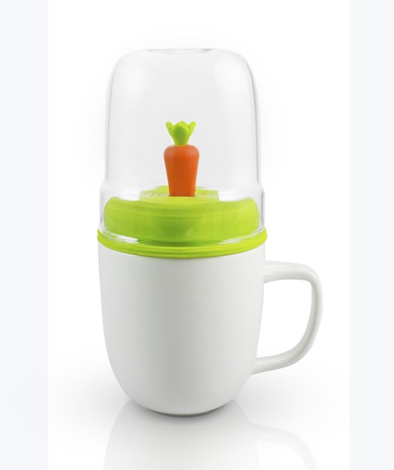 (預購)dipper 1++ 雙杯組 (綠遊仙境) - แก้วมัค/แก้วกาแฟ - แก้ว สีเขียว