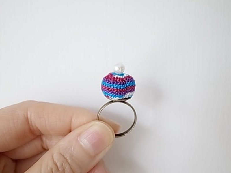 Crochet Lace Jewelry-Simplicity-Ring - แหวนทั่วไป - ผ้าฝ้าย/ผ้าลินิน หลากหลายสี