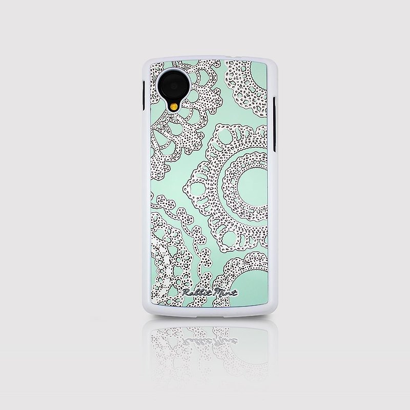 (Rabbit Mint) Mint rabbit phone shell - made htc desire 816 - Phone Cases - Plastic Green