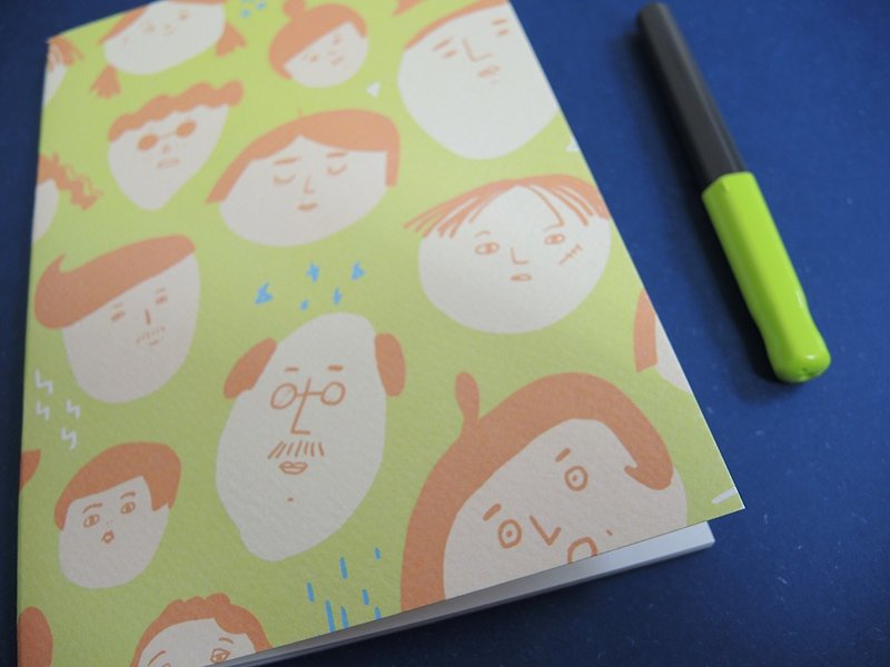 FACE / diary Notepad - Notebooks & Journals - Paper Green