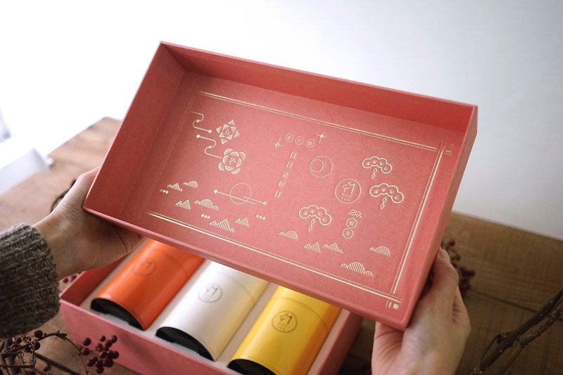 【Wolf Tea】Best Wishes Forever Gift Box - Tea - Fresh Ingredients Red
