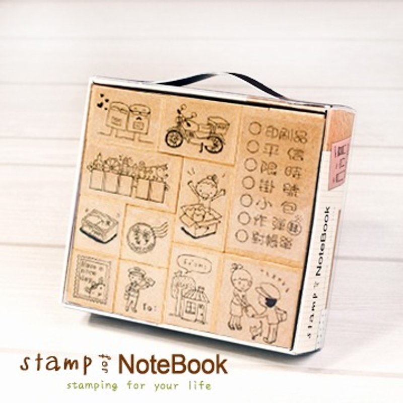 Graffiti hand books Stamp Set - Happiness Express - Stamps & Stamp Pads - Wood 