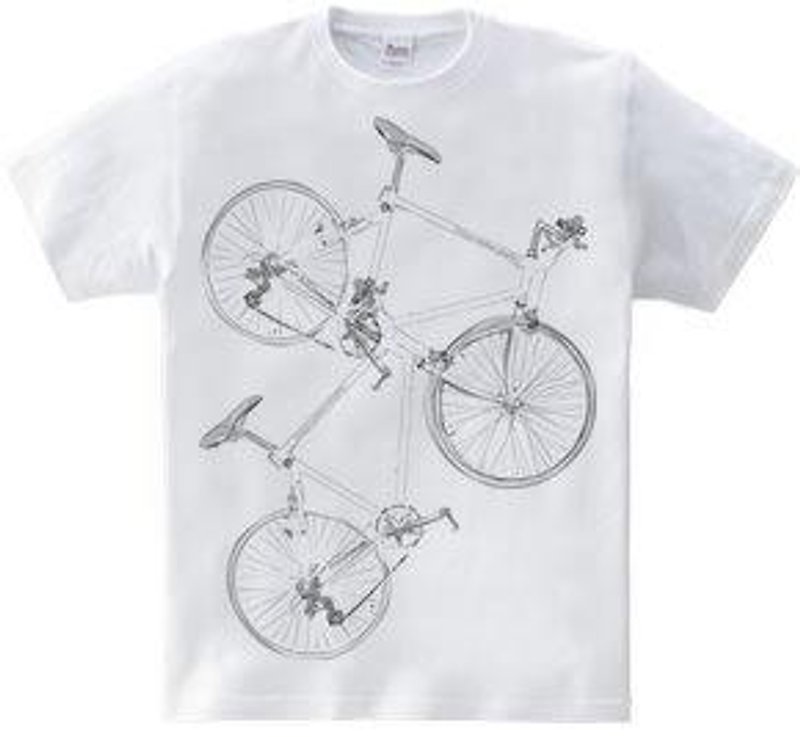 clear bicycle (5.6oz) - เสื้อยืดผู้ชาย - วัสดุอื่นๆ 