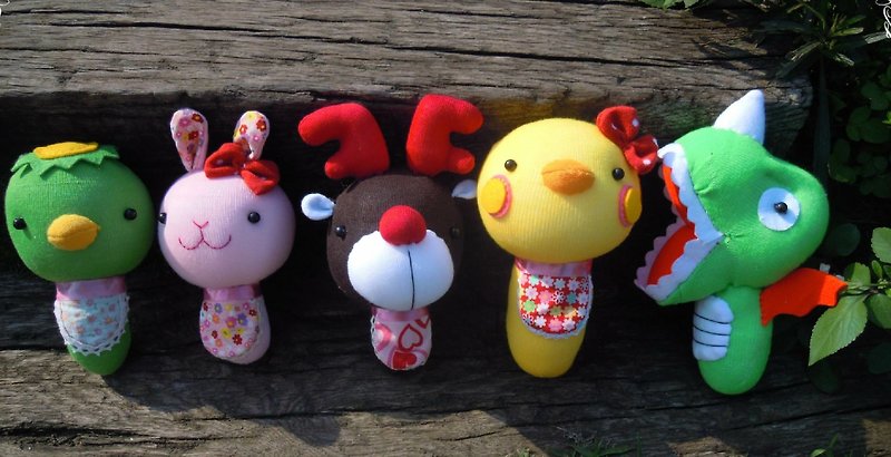 Cute animal baby rattle - Other - Other Materials 