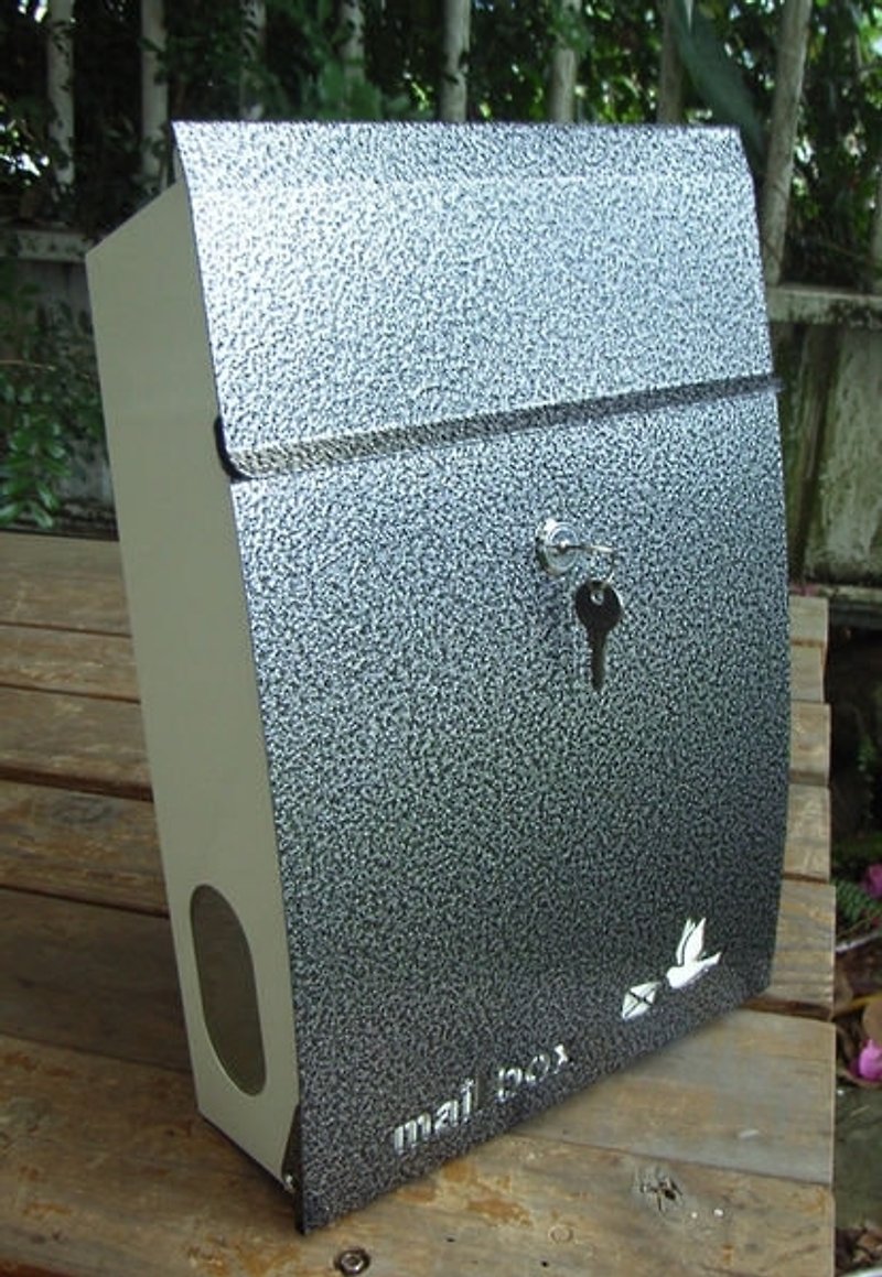 High-quality Stainless Steel mailbox, a combination of durability and exquisiteness, fearless wind and rain stainless steel mailbox - เฟอร์นิเจอร์อื่น ๆ - โลหะ สีดำ