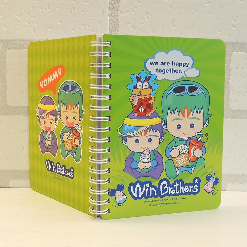 Eryun brothers desserts delicious notebook winbrothers notebook (yummy) - สมุดบันทึก/สมุดปฏิทิน - กระดาษ สีเขียว