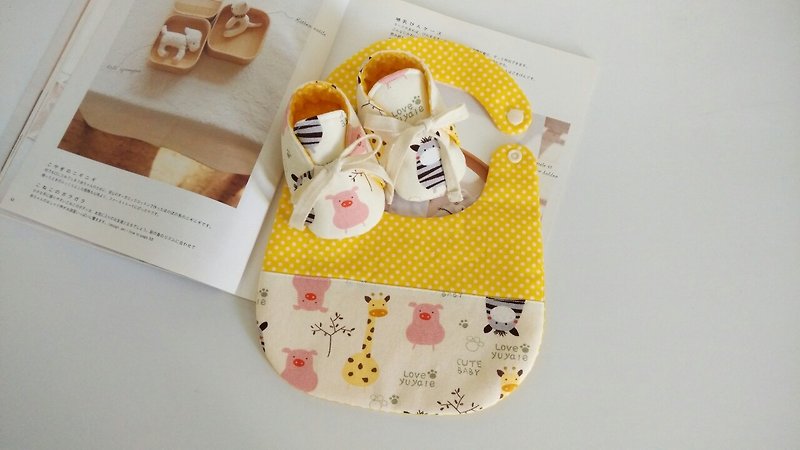 Zoo births gift baby bibs Shoes + - Baby Gift Sets - Other Materials Orange