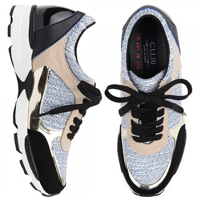 【Korean brand】SPUR Boto match sneakers HS4128 GREY - รองเท้าวิ่งผู้หญิง - วัสดุอื่นๆ สีเทา