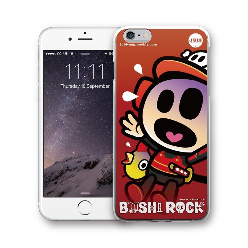 塑膠 手機殼/手機套 紅色 - AppleWork iPhone 6/6S/7/8 原創設計保護殼 - JUBI PSIP-370