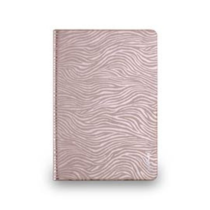 iPad mini 2＆3-Zebraシリーズ-Zebra-cut Folio-ローズゴールド - タブレット・PCケース - その他の素材 ピンク