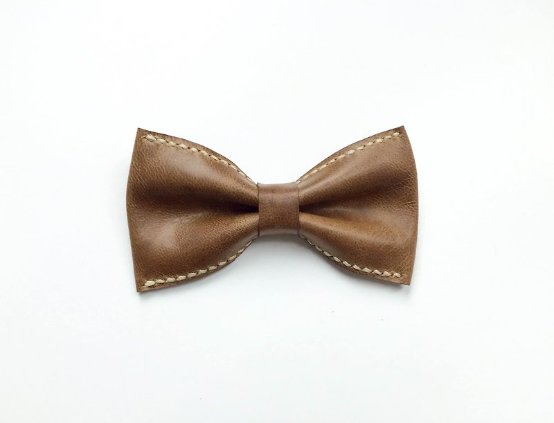 Suede bow tie Bowtie - Ties & Tie Clips - Genuine Leather 