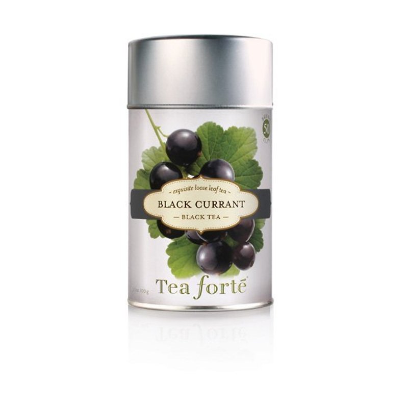 Tea Forte 罐裝茶系列 - 黑莓紅茶 Black Currant - 茶葉/茶包 - 新鮮食材 