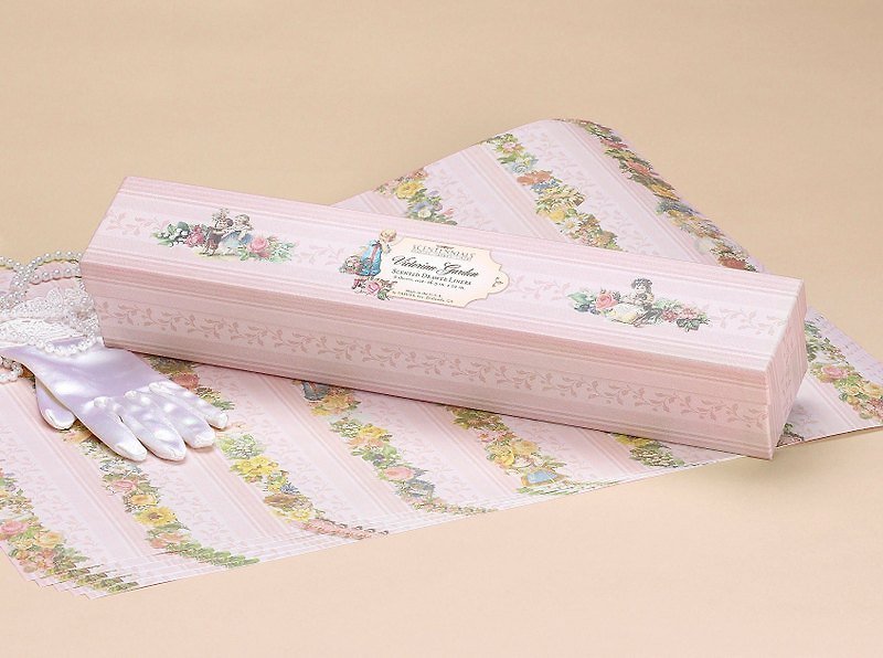 American Scentennials lining paper - Victorian Garden - Fragrances - Paper Pink