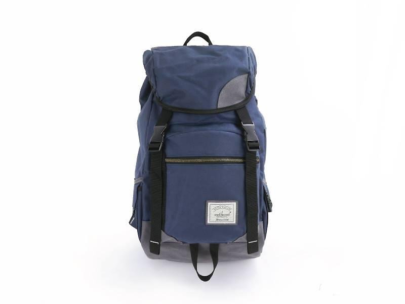Matchwood Apollo Backpack with 17" Laptop Laptop Laptop Laptop Backpack Functional Waterproof Laptop Backpack - กระเป๋าเป้สะพายหลัง - วัสดุกันนำ้ สีน้ำเงิน