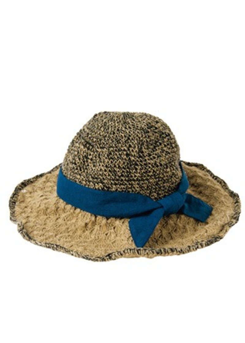 Earth tree fair trade- "2015 hand-knitted hat Series" - hand-knitted cotton hat (blue) - Hats & Caps - Other Materials 