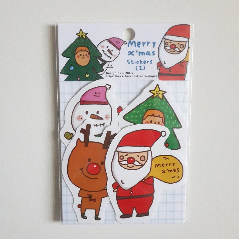 Ning's Christmas Sticker #1 - สติกเกอร์ - กระดาษ 