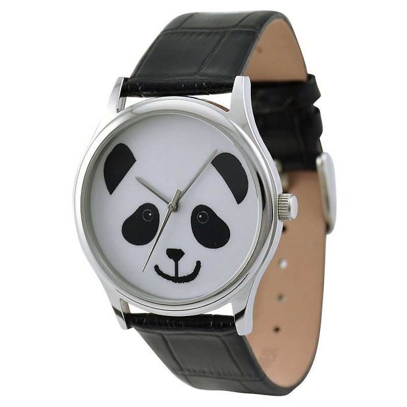 Cartoon Panda Watch - นาฬิกาผู้หญิง - โลหะ ขาว