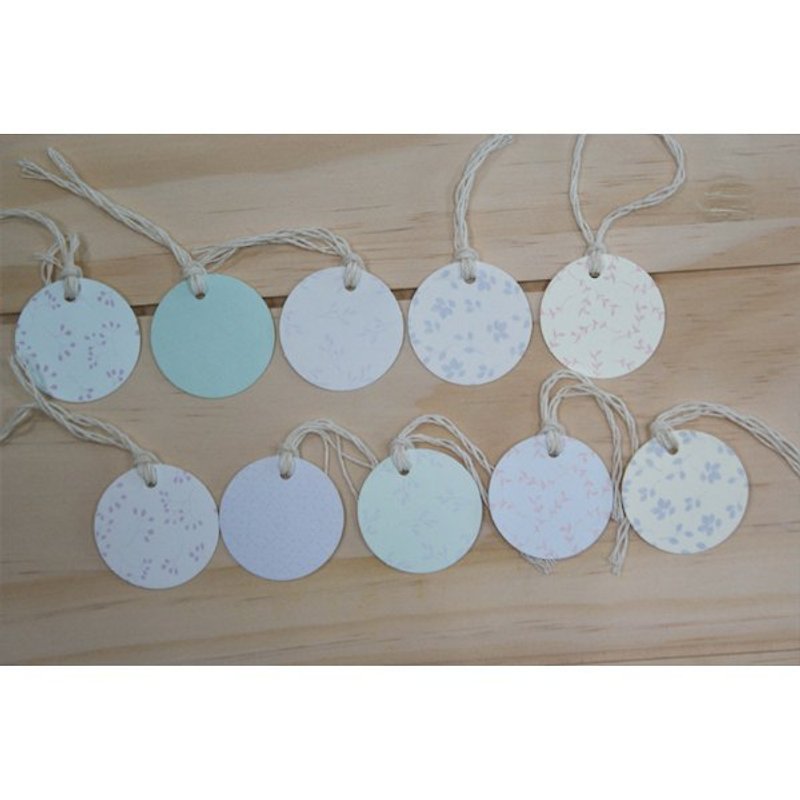 GIFT TAG- ROUND-A - Other - Paper Multicolor