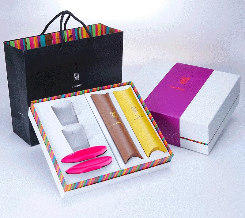 Leaffree Free Leaf | Fun City Gift Box | Gift Box - Tea - Other Materials Pink