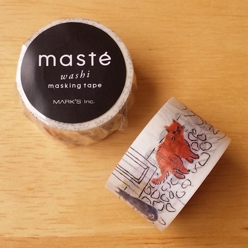 maste and paper tape series [Istanbul Travel cat (MST-MKT134-A)] Japan Direct Limited - Washi Tape - Paper Multicolor