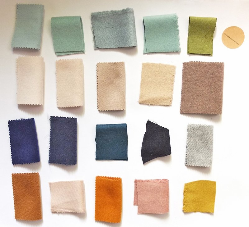 其他材質 女大衣/外套 - 色彩選擇 - 2015秋冬羊毛系列的色卡出來了