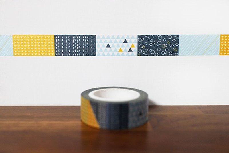 Maotu - Washi Tape (Foggy Field in the Morning) - Washi Tape - Paper Blue