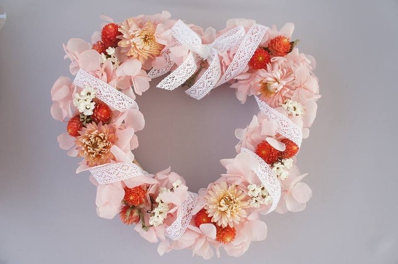 | Mais laisse moi te dire | ピンクとプリザーブド リース - 観葉植物 - 寄せ植え・花 