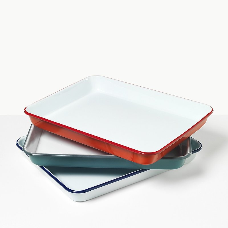 English enamel tray | FALCON - Small Plates & Saucers - Other Materials Red