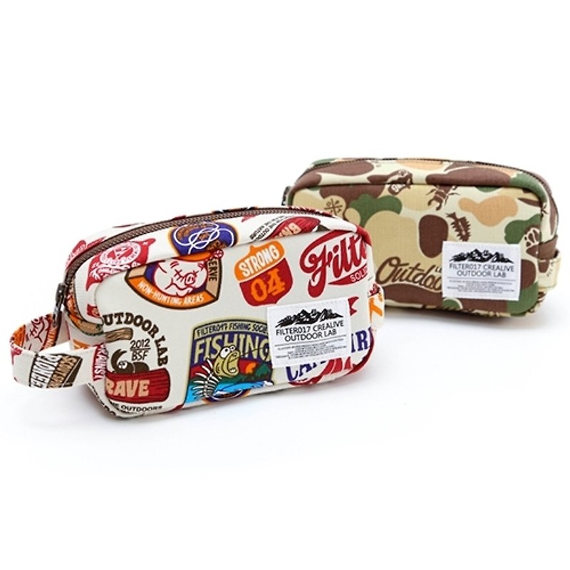 Filter017 Lost Land Camouflage / Fun Pattern Storage Bag - Clutch Bags - Other Materials Multicolor
