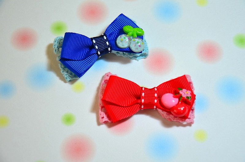Cherry bow - Bibs - Other Materials 