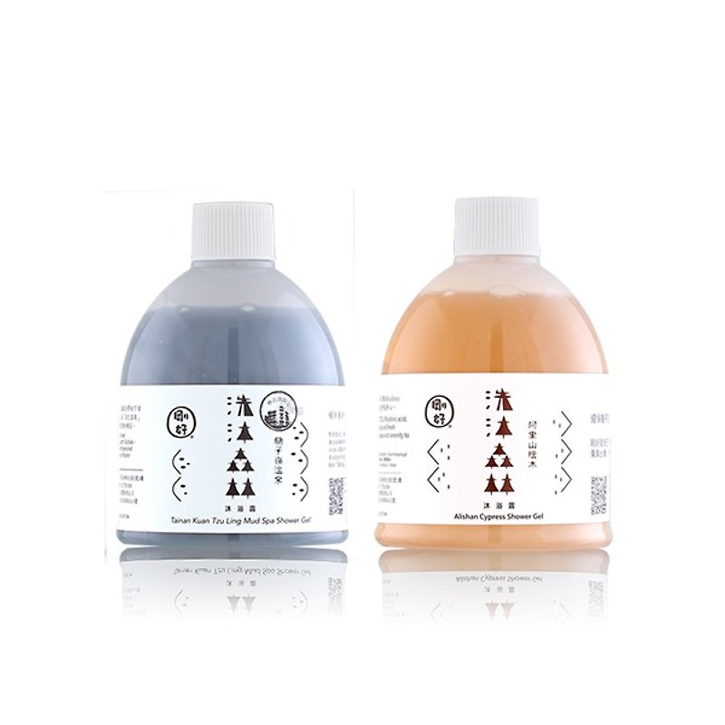 Just wash wood forest group, Guanziling Ridge mud, alishan juniper wood, shower gel - Body Wash - Other Materials Multicolor