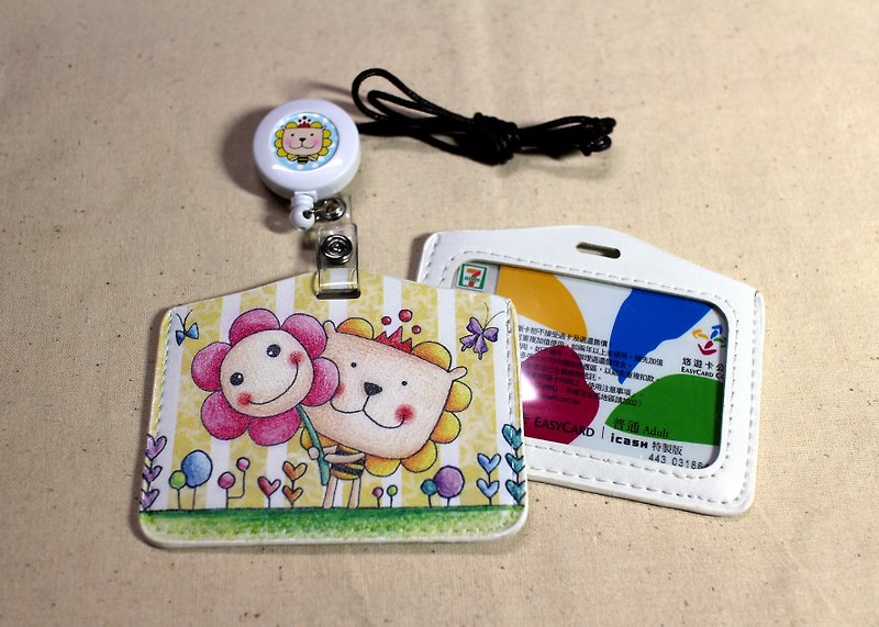 Illustration card set / identification card set / leisure card set (lion flower) - ID & Badge Holders - Waterproof Material 