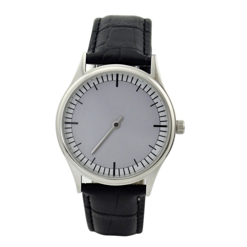 Slow Time Watch - Unisex design - Free Shiping - นาฬิกาผู้หญิง - โลหะ สีเทา