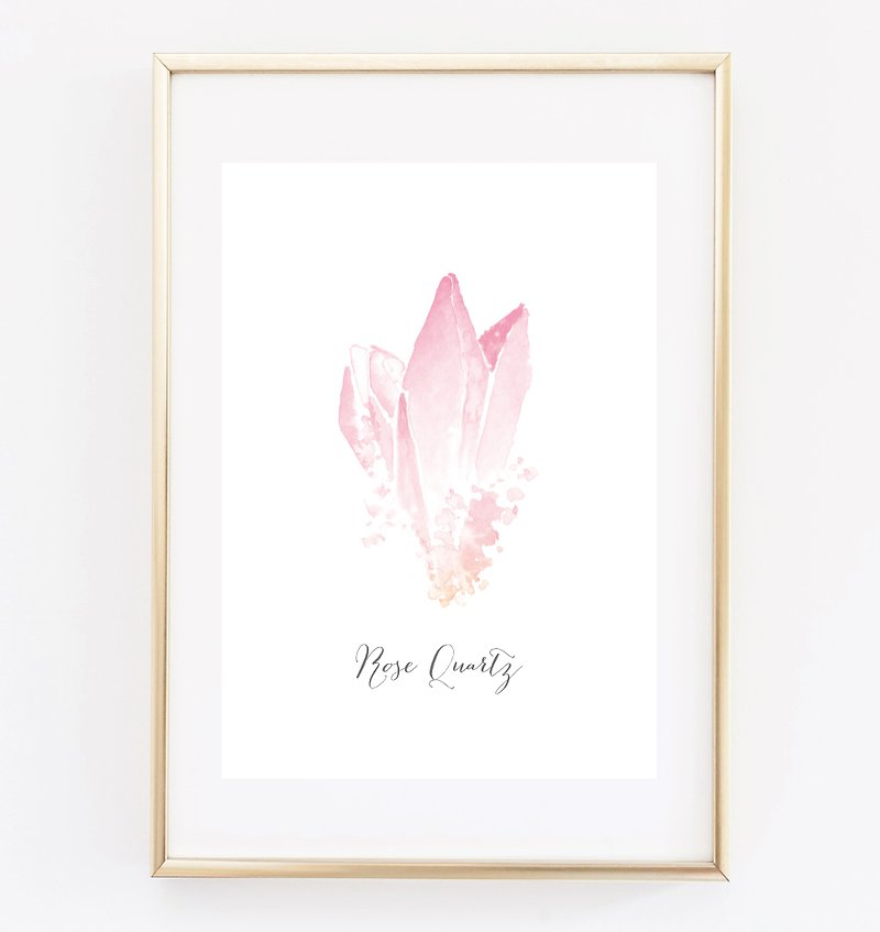 Rose Quartz can be customized Hanging Poster - Wall Décor - Paper 
