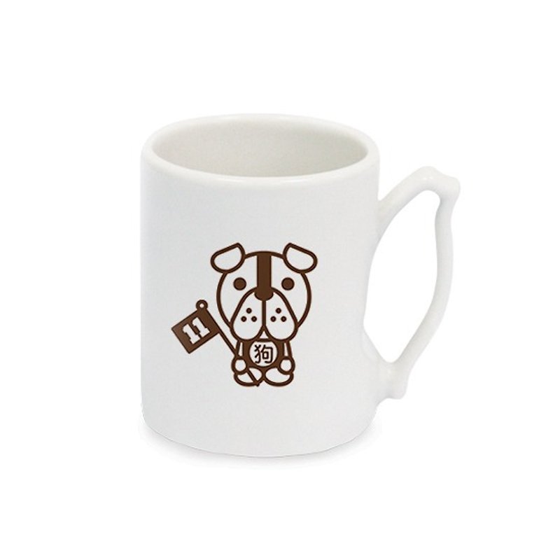 十二生肖遊台灣馬克杯(單入) 狗 - 咖啡杯 - 其他材質 