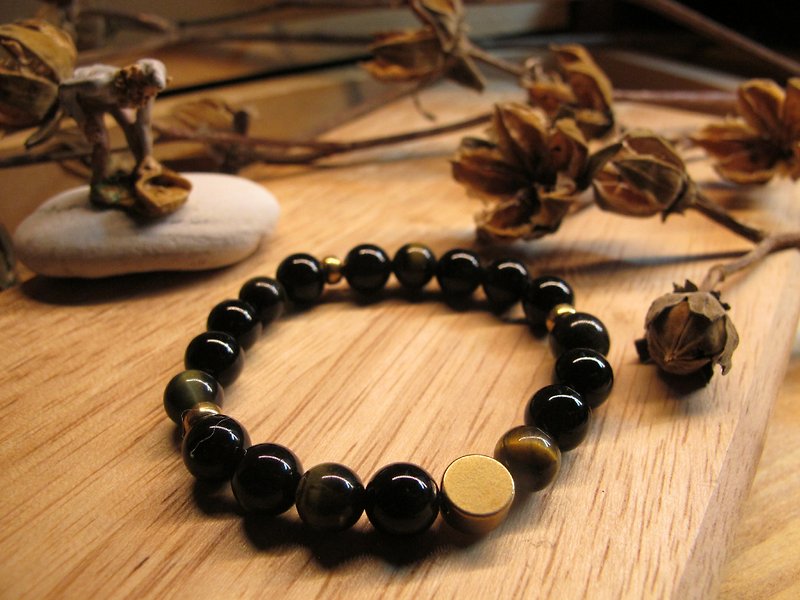▲ exclusive low-profile / handmade original stone bracelet (can stamp a letter, number) - Other - Other Materials 