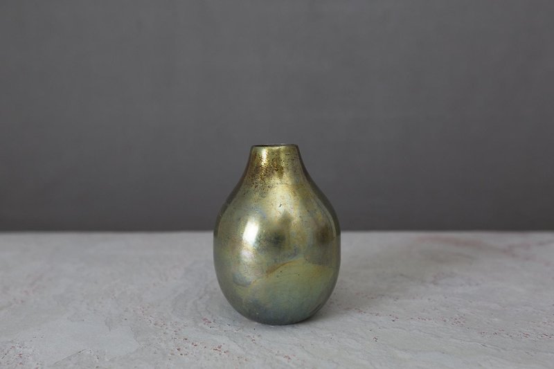 ハウスドクターアンティークの花瓶01 - 観葉植物 - 金属 ゴールド
