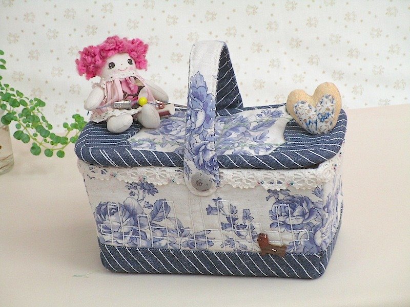 Little cute baby's cloth box - กล่องเก็บของ - ผ้าฝ้าย/ผ้าลินิน 