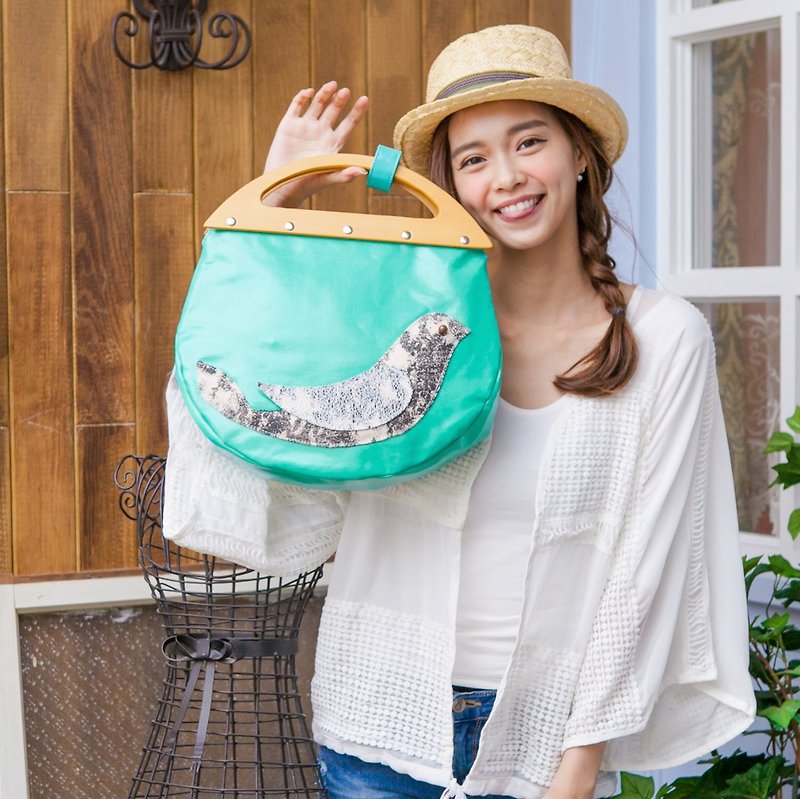 COUCOU nest portable shoulder bag - tricolor - Handbags & Totes - Genuine Leather Multicolor
