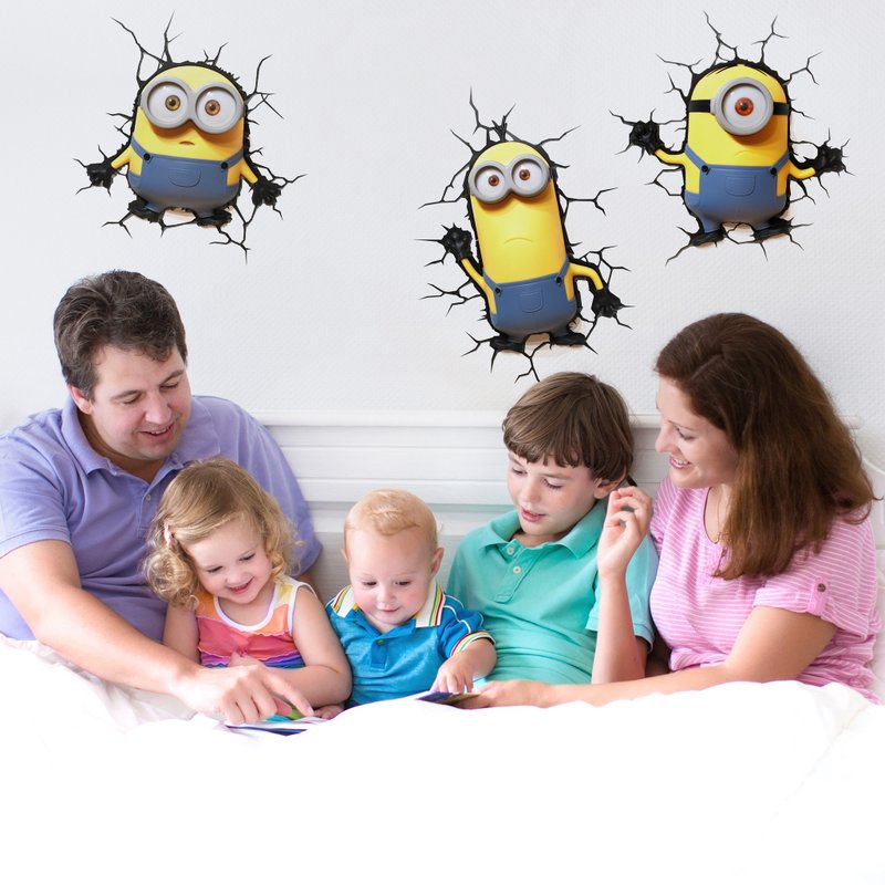 3D Light FX - Minions Series Set - 3D立體造型燈 小小兵 組合 - 燈具/燈飾 - 塑膠 黃色