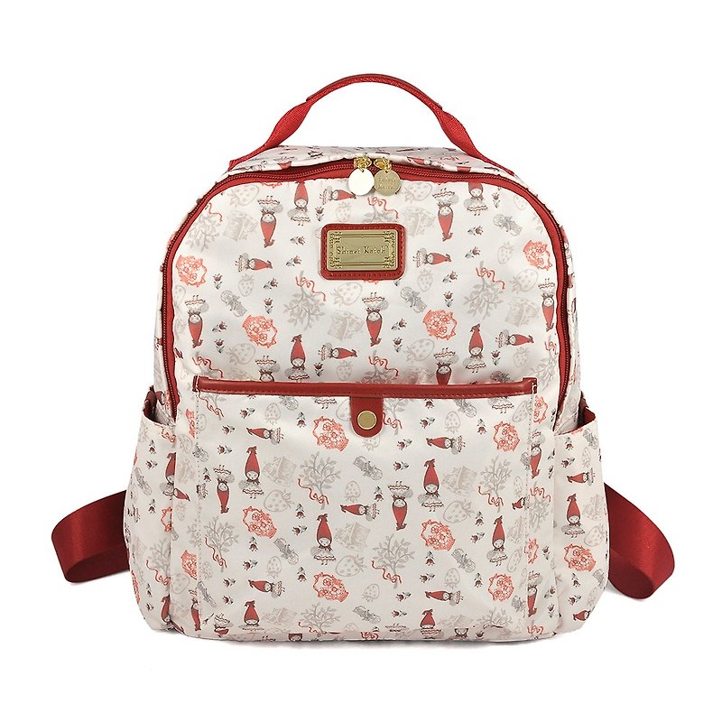 Kato Shinji Little Red Riding Hood Pandora Series - Backpack - กระเป๋าเป้สะพายหลัง - วัสดุอื่นๆ สีแดง
