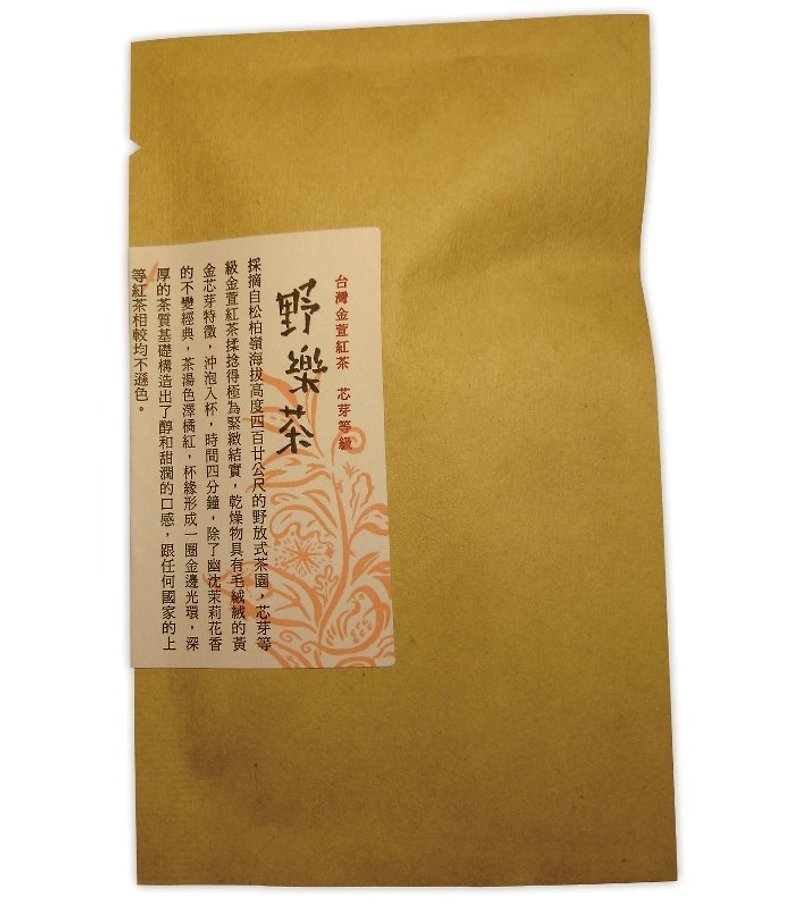 【Wild Music Tea】Songbailing Jinxuan Black Tea Mini Pack (Core Bud Grade) FOP Top Black Tea - ชา - พืช/ดอกไม้ สีแดง