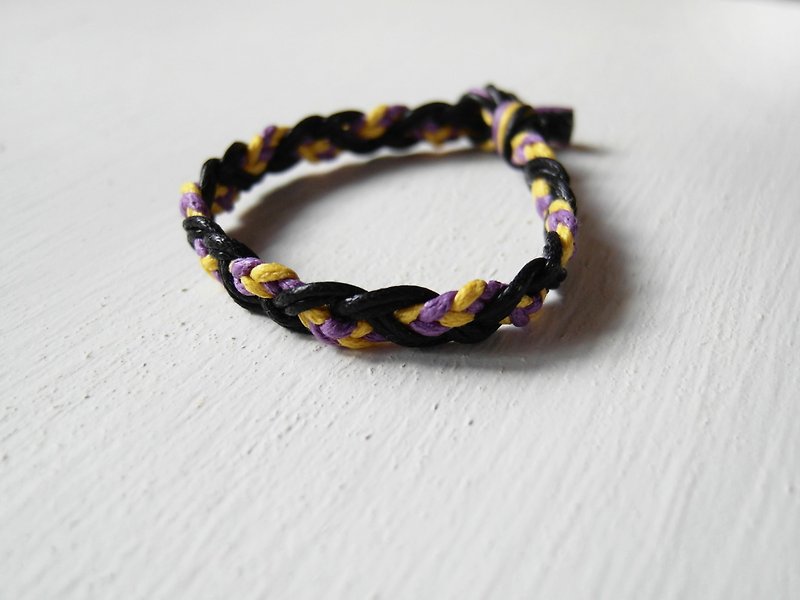 Firm/ Hand-woven bracelet - Other - Other Materials Yellow