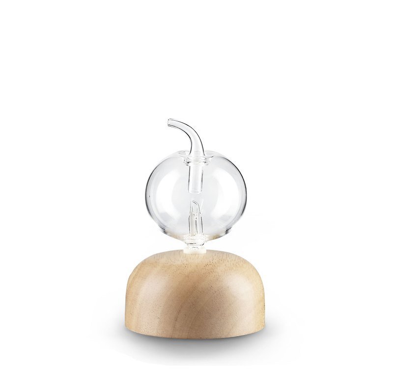 [Herbally] BUBBLE bubble diffuser fragrance incense meter natural wood color - Fragrances - Glass Brown