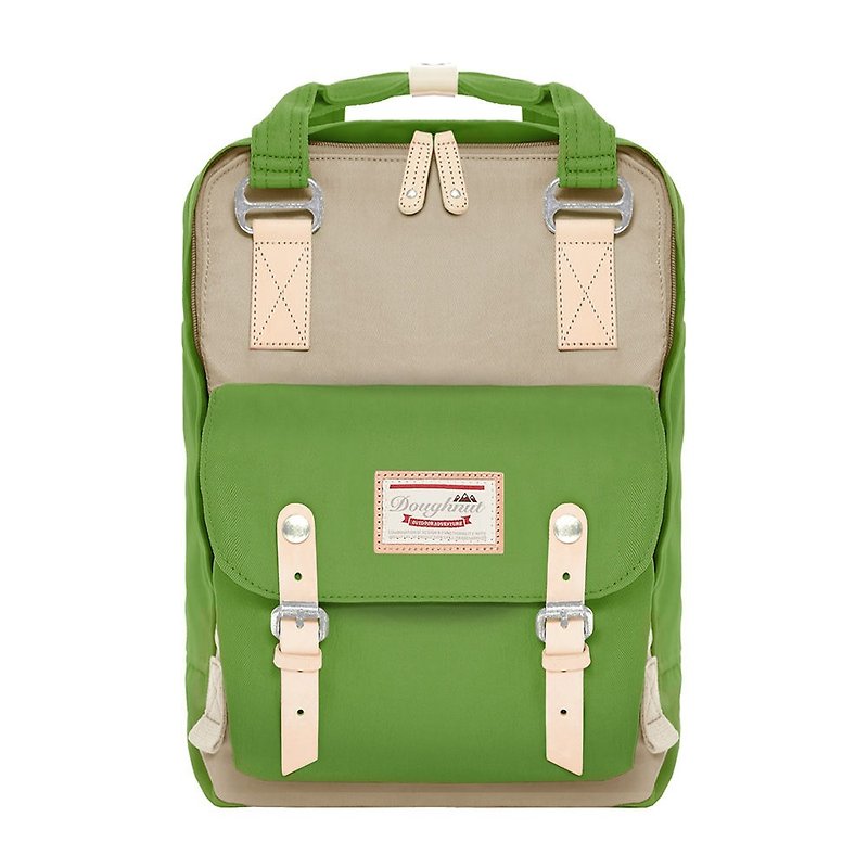 (No cash) Doughnut after water repellent Macaron backpack - Green Forest - Backpacks - Other Materials Multicolor